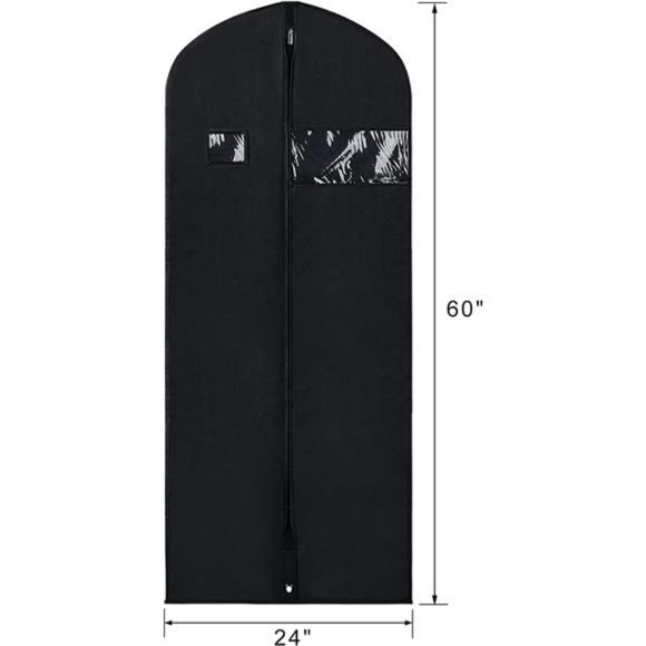 60'' Dress Bag for Gown, Set of 8 Dress Garment Bags for Gowns, Garment Bag - Picture 2 of 7